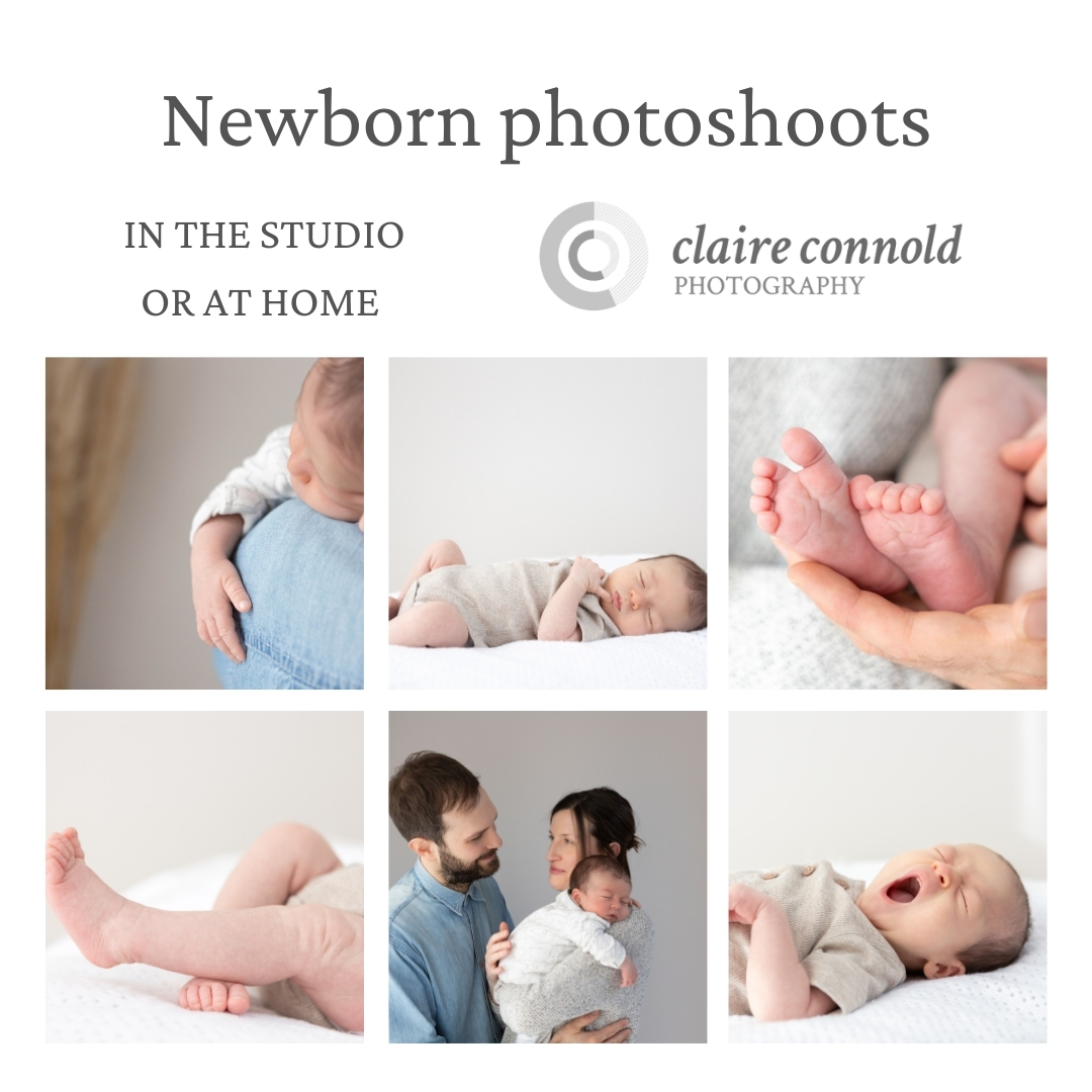 newborn baby collage advert